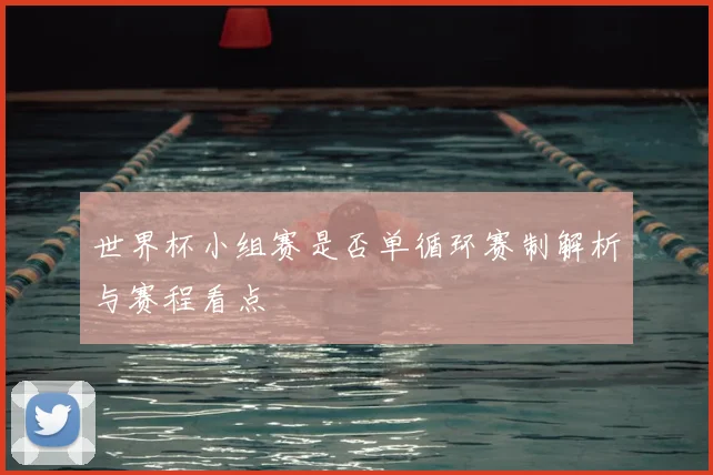 世界杯小组赛是否单循环赛制解析与赛程看点